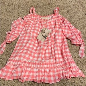 HANNAH BANANA BY SARA SARA GINGHAM PINK DRESS 6